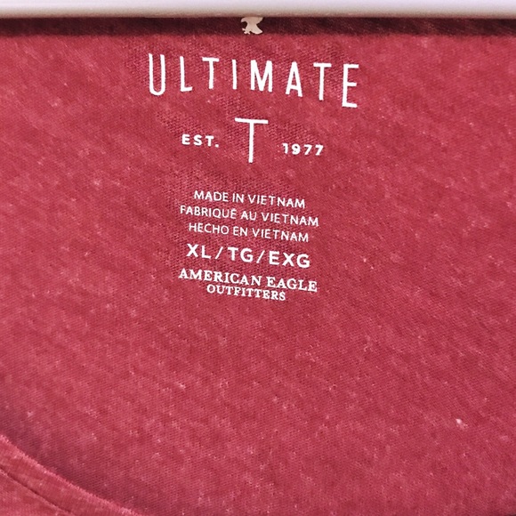 { Berry Red Tee } - Picture 2 of 3